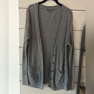 American Eagle AE Outfitters‎ Women's Soft Knit Cardigan Sz M Grey Boho Fit